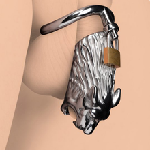 Load image into Gallery viewer, Tiger King Locking Chastity Cage