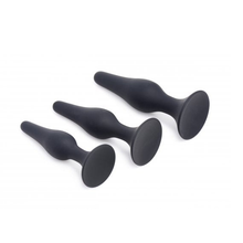 Load image into Gallery viewer, Triple Spire Tapered Silicone Anal Trainer Set