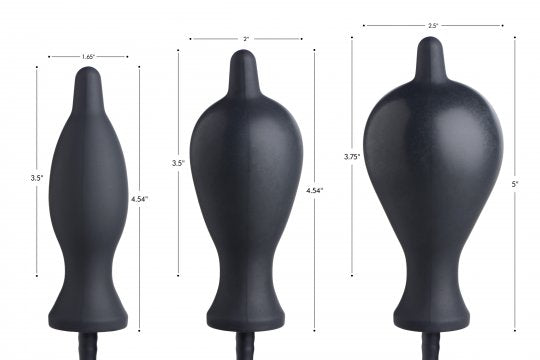 Silicone Inflatable Anal Plug Maus-Tec Silicone Inflatable Anal Plug Maus-Tec