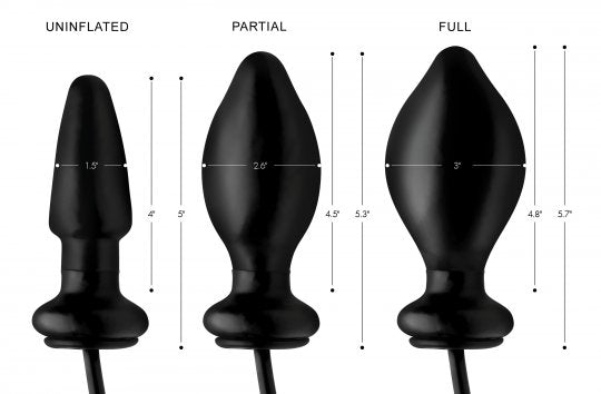 Heavy Duty Inflatable Anal Plug Maus-Tec Heavy Duty Inflatable Anal Plug Maus-Tec