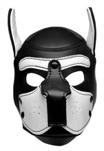 Load image into Gallery viewer, Spike Neoprene Puppy Hood - White