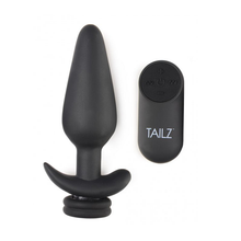 Lade das Bild in den Galerie-Viewer, Interchangeable 10X Vibrating Silicone Anal Plug with Remote - Large
