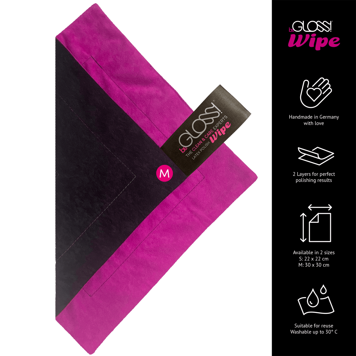 beGLOSS! Wipe - Latex Polish Cloth