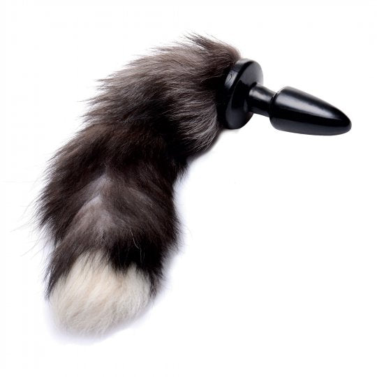 Grey Fox Tail Anal Plug  Maus-Tec