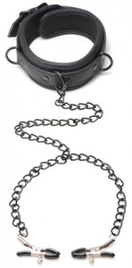 Deluxe Collar with Nipple Clamps