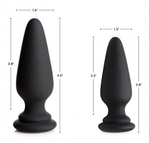 Interchangeable Silicone Anal Plug - Small Maus-Tec Interchangeable Silicone Anal Plug - Small Maus-Tec