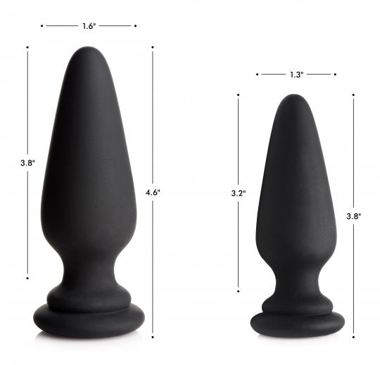 Interchangeable Silicone Anal Plug - Small Maus-Tec Interchangeable Silicone Anal Plug - Small Maus-Tec