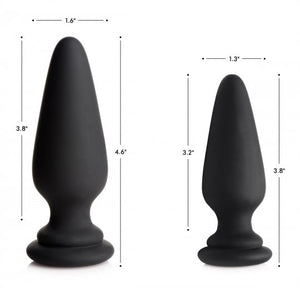 Interchangeable Silicone Anal Plug - Large