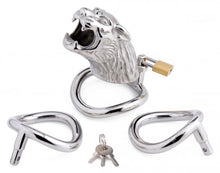 Load image into Gallery viewer, Tiger King Locking Chastity Cage
