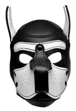 Load image into Gallery viewer, Spike Neoprene Puppy Hood - White
