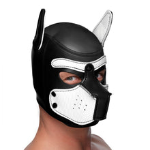 Lade das Bild in den Galerie-Viewer, Spike Neoprene Puppy Hood - White
